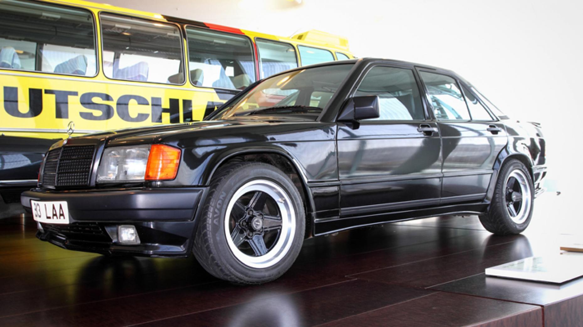 1984 MERCEDES-BENZ 190 E 2.3 AMG: Fact fans, did you know that this little black Mercedes used to belong to Beatles drummer Ringo Starr? When he bought the 190, it was but a lowly 2.0-litre. He had it fully converted into a 2.3-litre AMG cooking model in England, and as such, made it instantly fantastic.
