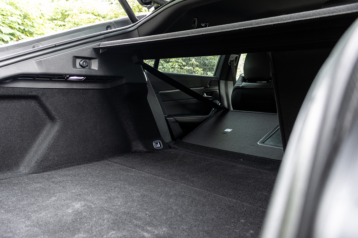 The 487 litre boot can be expanded to 1,537 litres when the rear seats are folded… great if you actually have a bicycle habit.