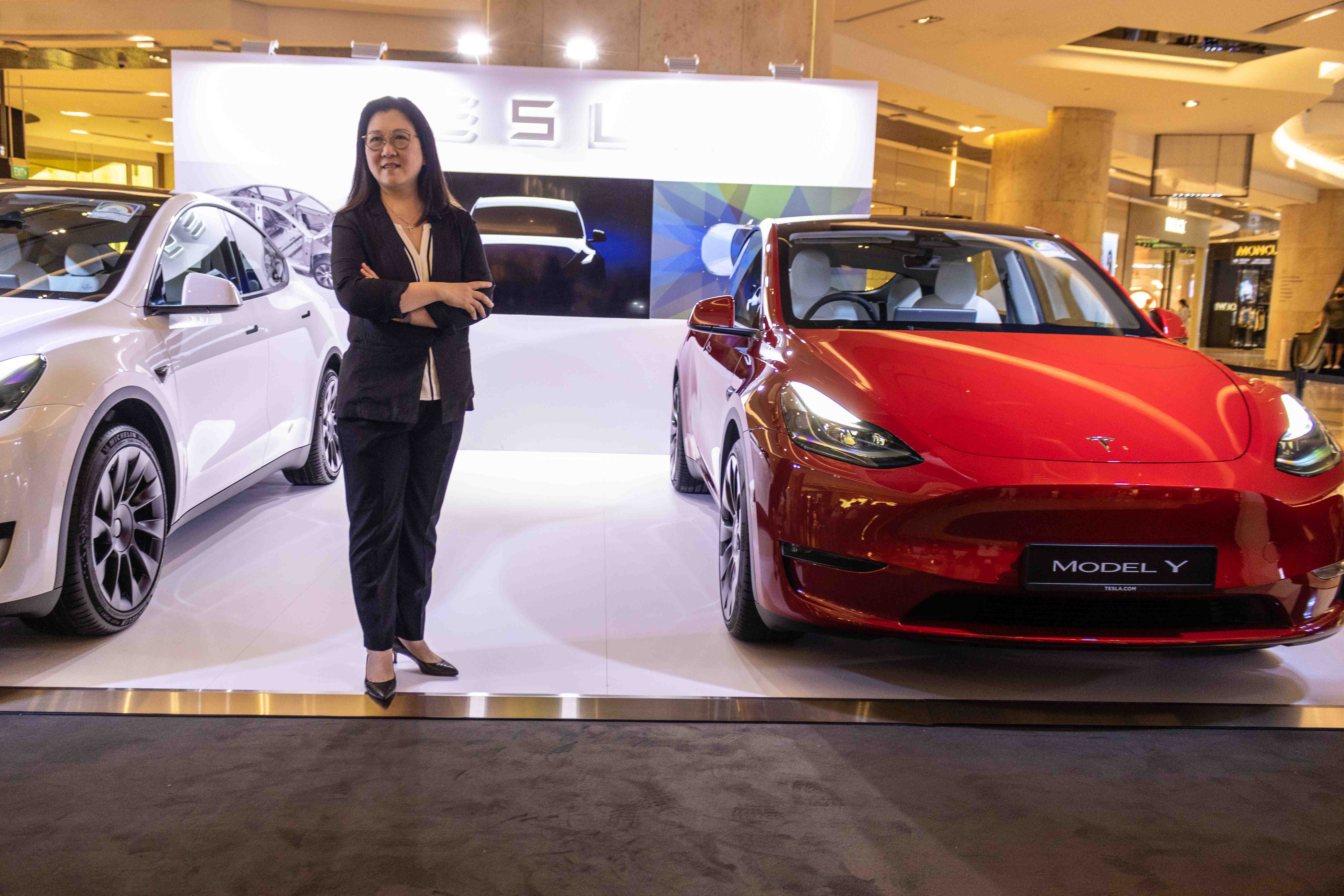 Tesla Model Y Singapore launch - ION Orchard