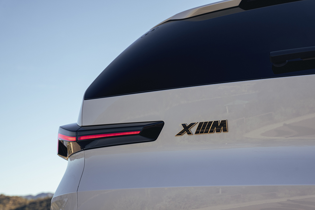 2023 BMW XM First Drive in Arizona, USA - Rear detail