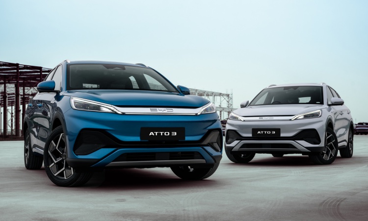 BYD's Atto 3 EV Crossover will be coming to Singapore in July