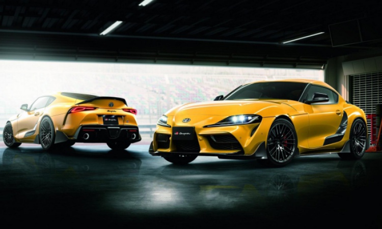 TRD adds much carbon to the Toyota Supra